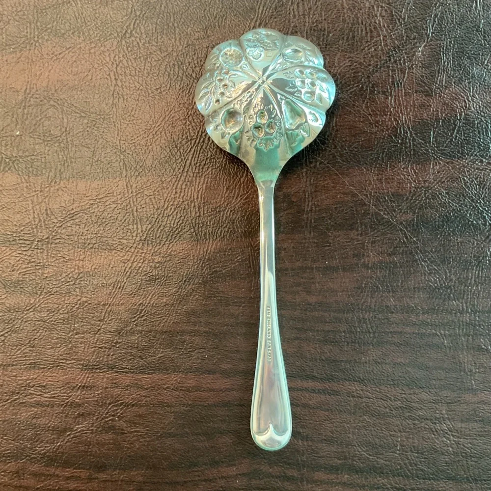 Silver Plate Small Fruit Jelly Serving Spoon 6”